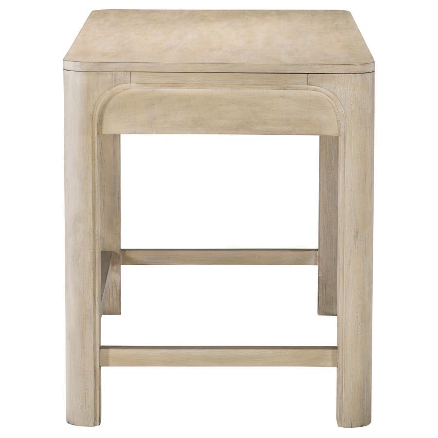 Solano - 2-Drawer Makeup Table Vanity Desk - Weathered Mango