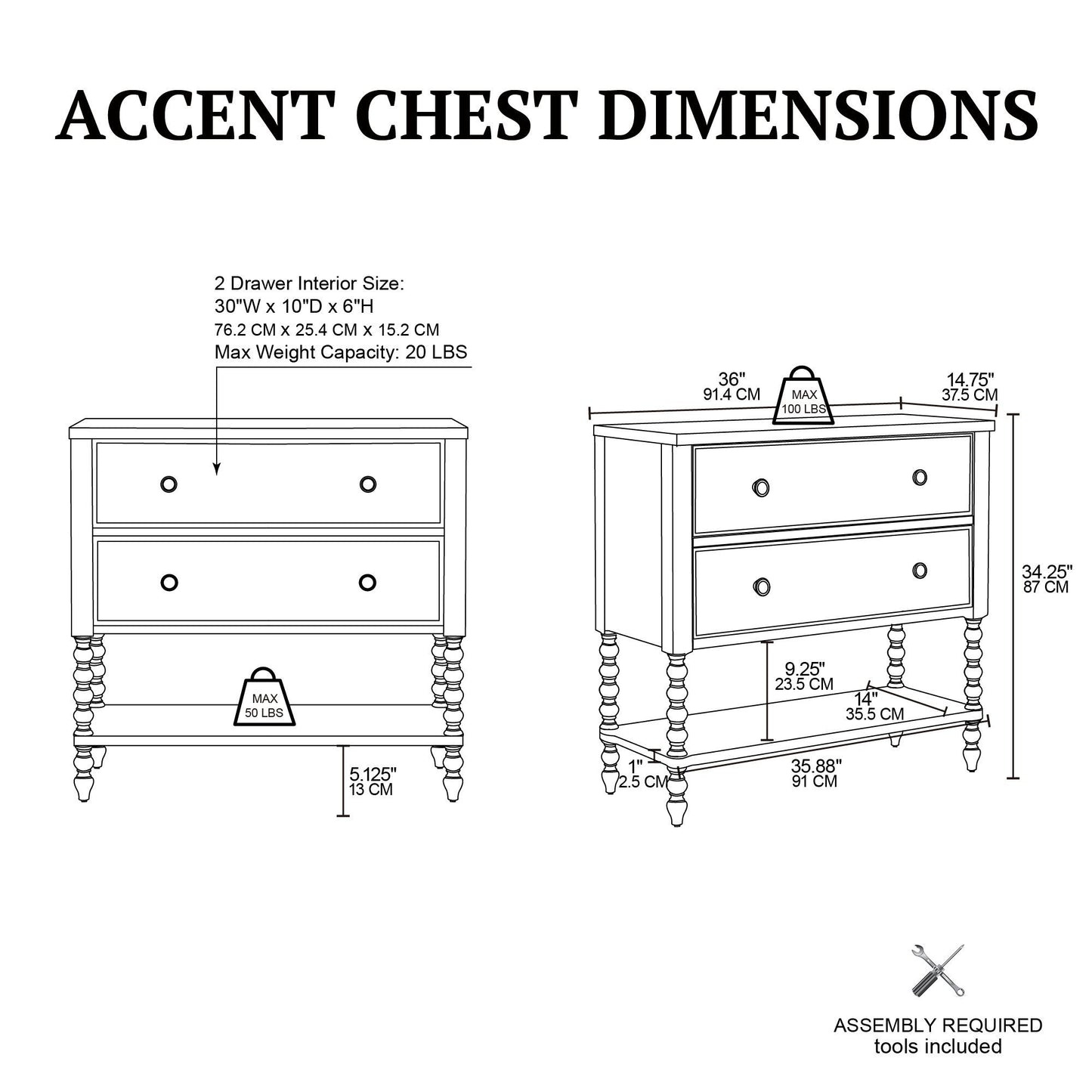 Beckett - 2 Drawers Accent Chest - Natural