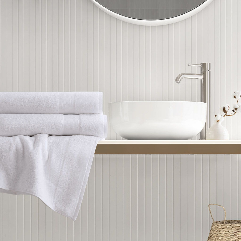 Premium Turkish Cotton 500GSM Plush 2 Piece XL Towel Set - White