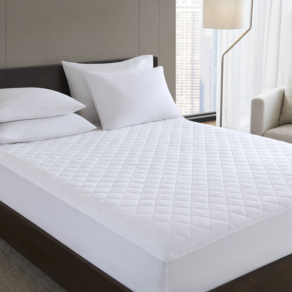 Microfiber Essential Waterproof - King Waterproof Mattress Pad - White