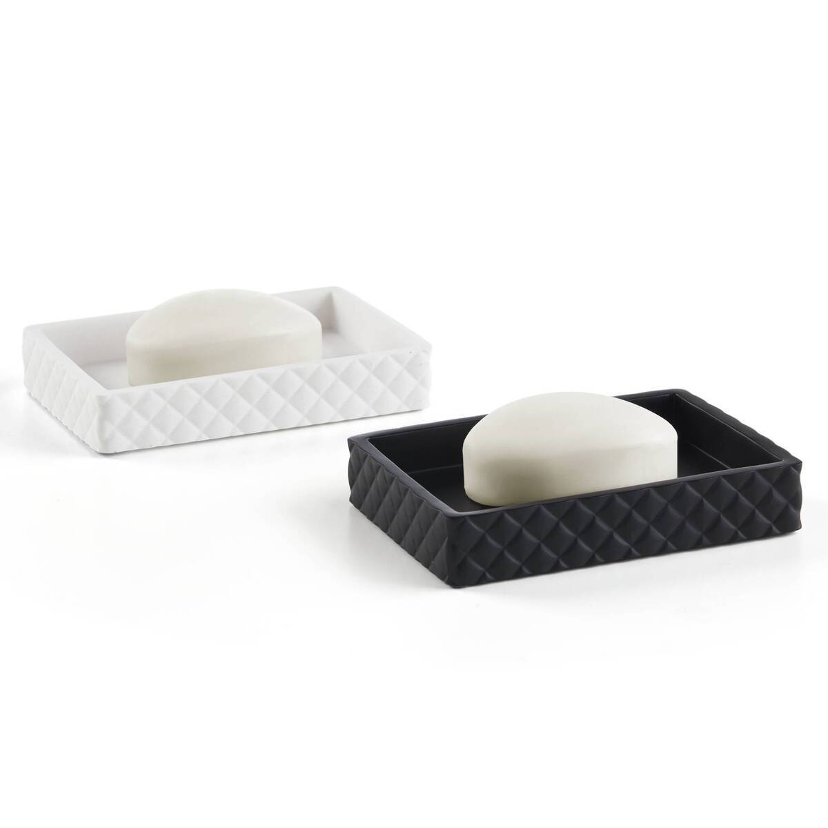 Resin - Bath Accessories Set - White