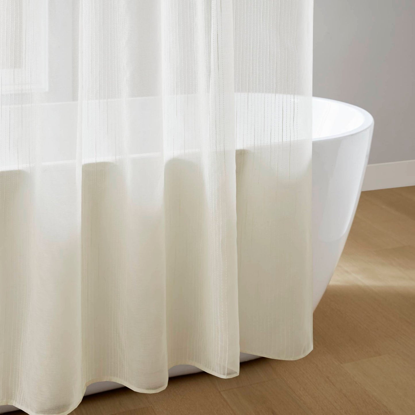 Anna - 72x84" Shower Curtain - Ivory