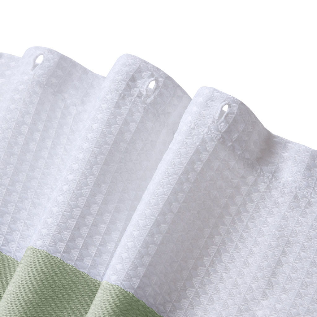 Spa Waffle - 36" x 72'' Shower Curtain With 3M Treatment - Sage Green