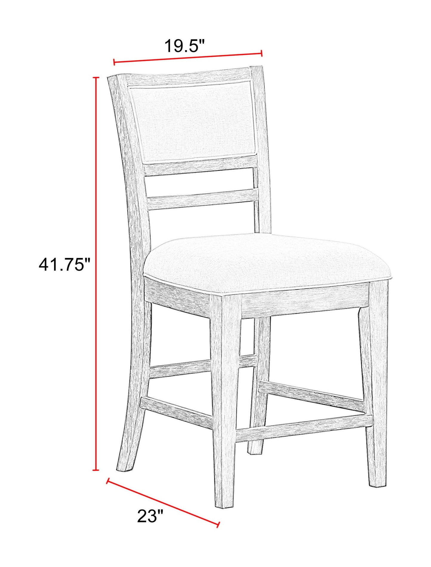 Breckenridge - Dining Upholstered Counter Chair