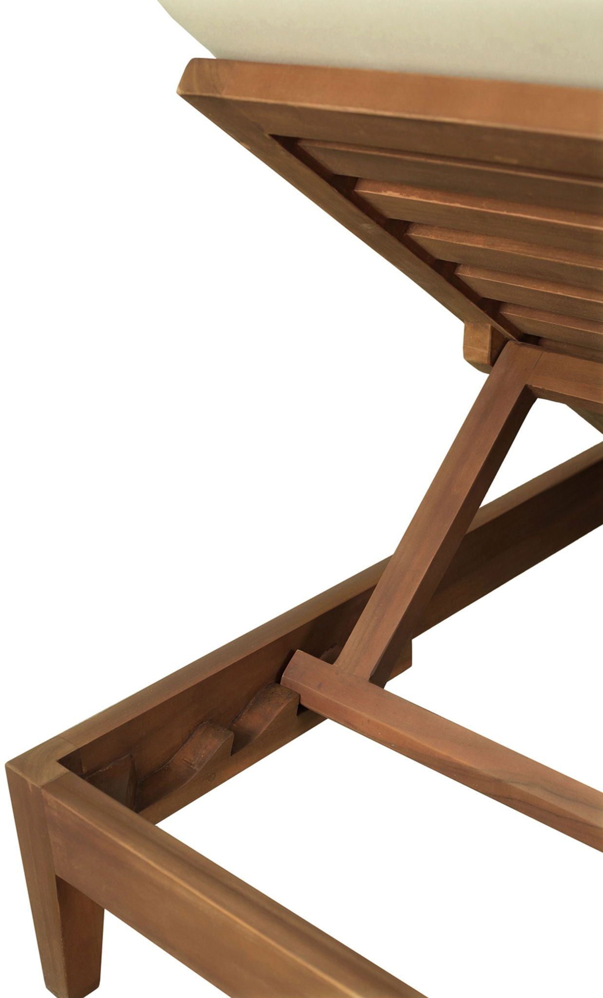 Mirella - Water Resistant Fabric Upholstered Outdoor Patio Chaise Lounge