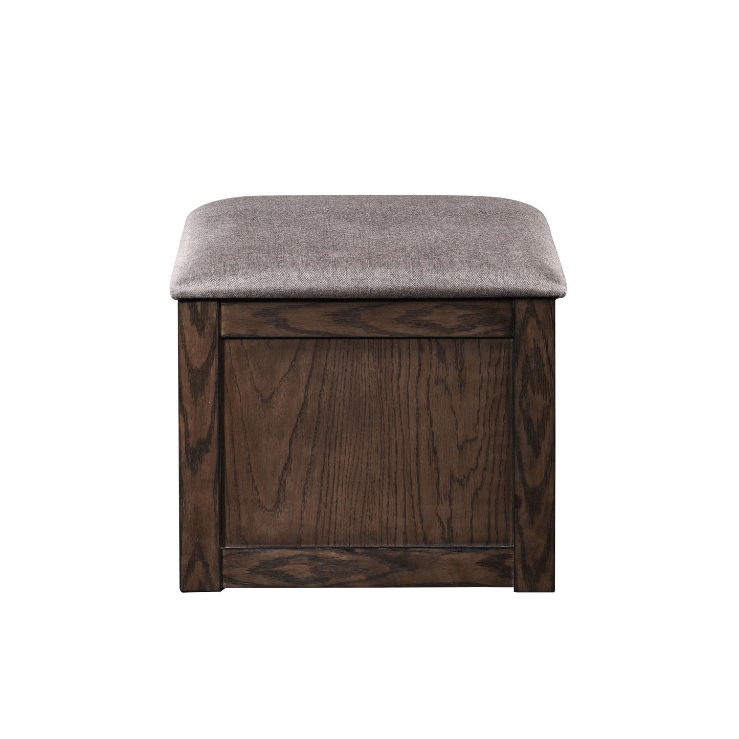 Paxton - 5 Piece Living Room Set (Storage Coffee Table With 4 Tuck-In Ottomans) - Dark Brown