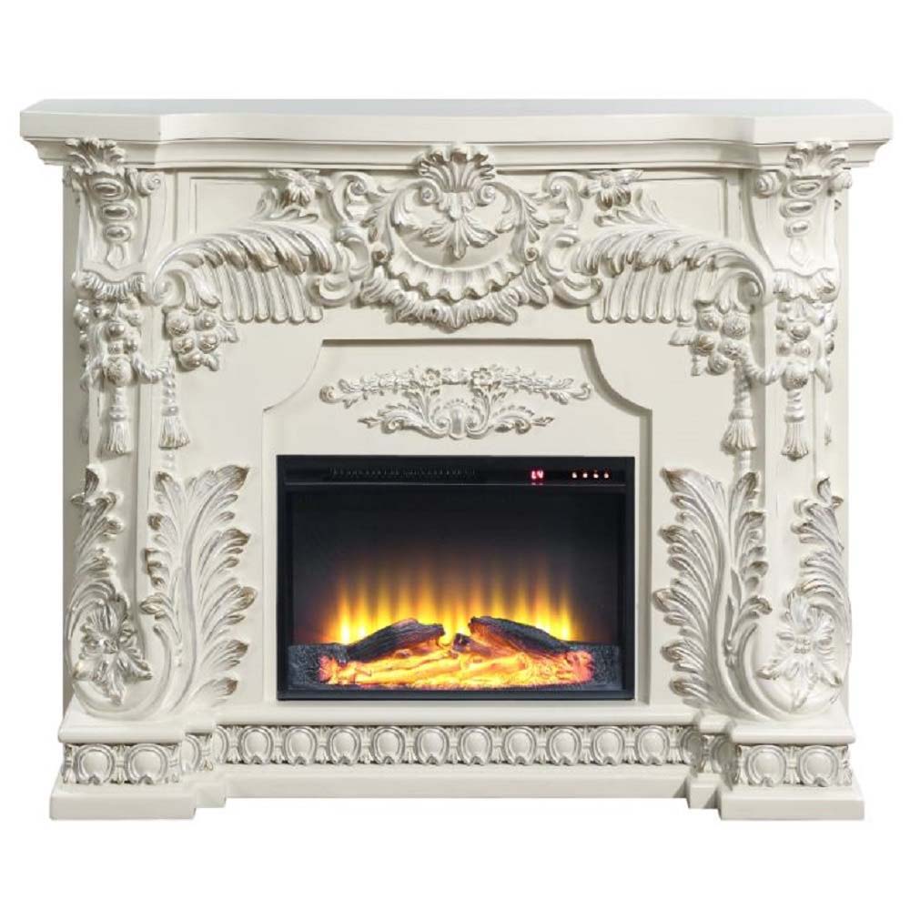 Adara - Fireplace - Antique White