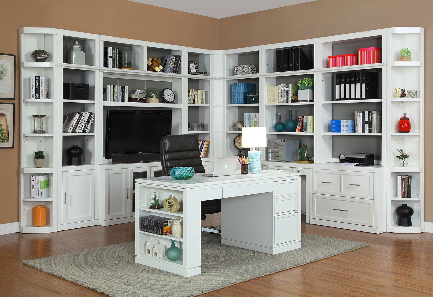 Catalina - Lateral File And Hutch - Cottage White