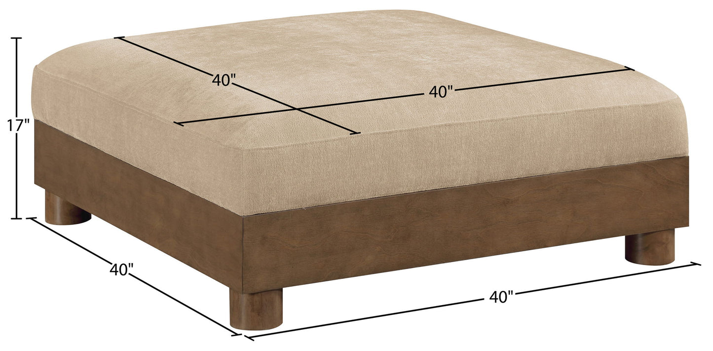 Turin - Fabric Upholstered Modular Ottoman