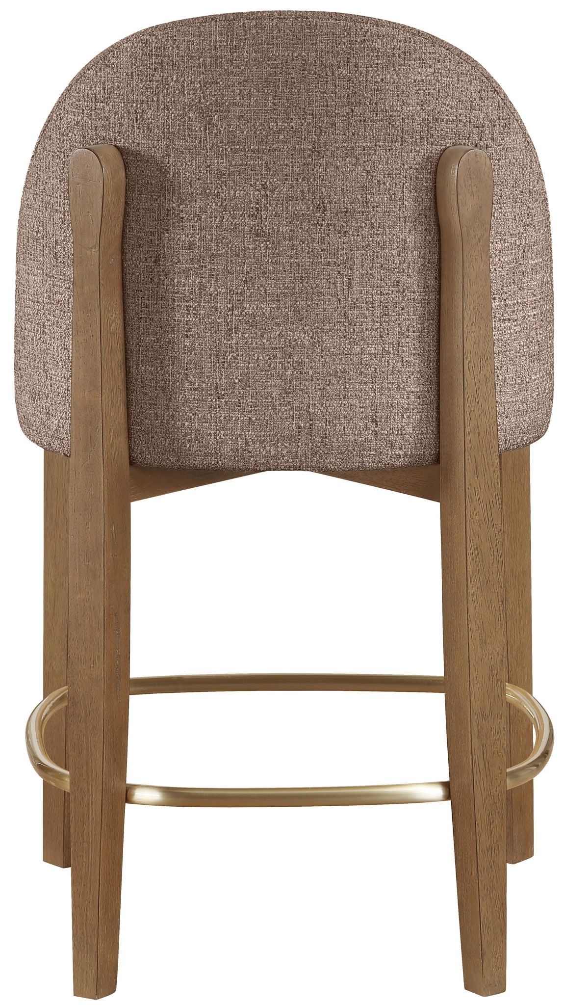 Torino - Counter Stool With Brushed Brown Base