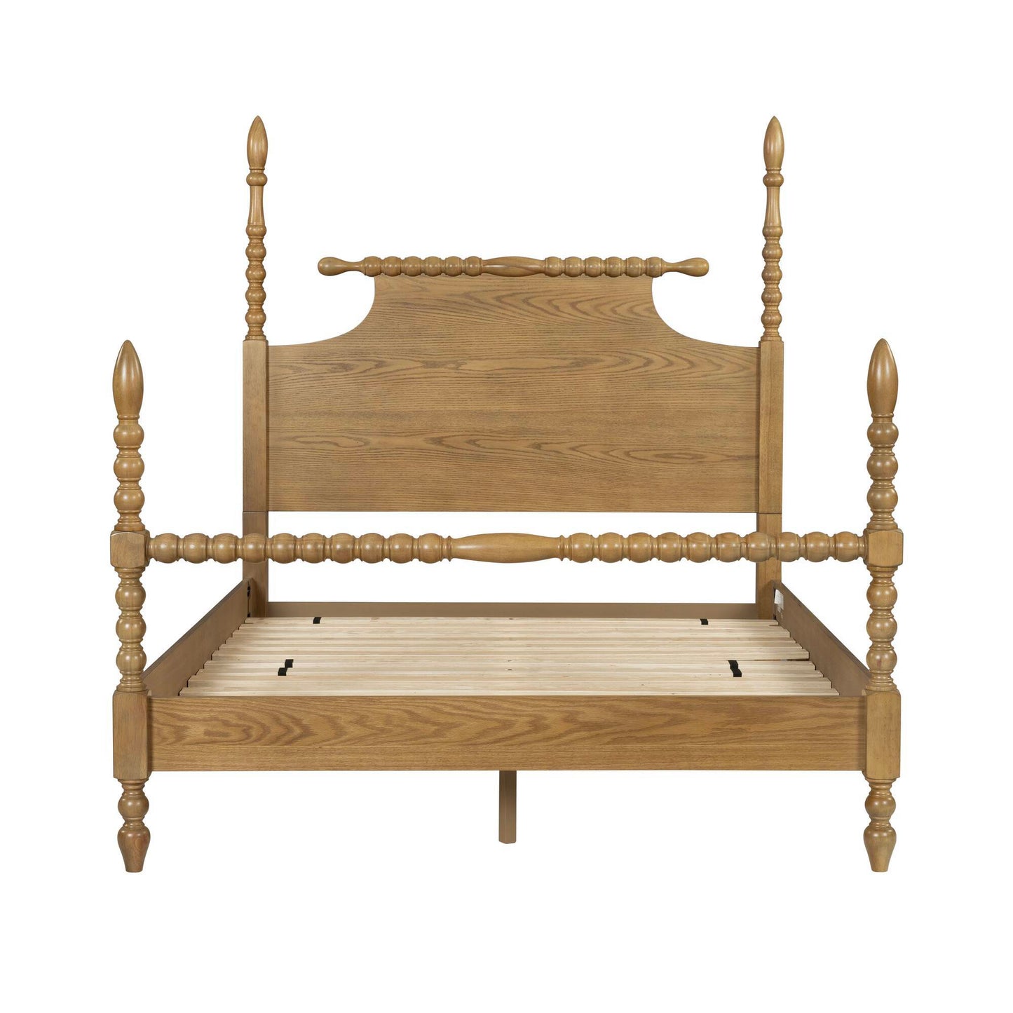 Beckett - Queen Turned Spindle Bed - Natural