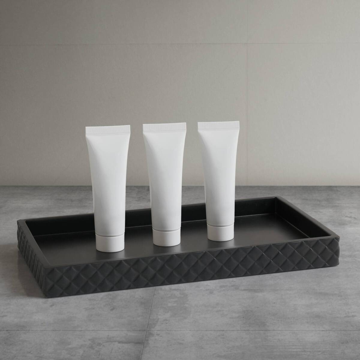 Resin - Bath Accessories Set - Onyx