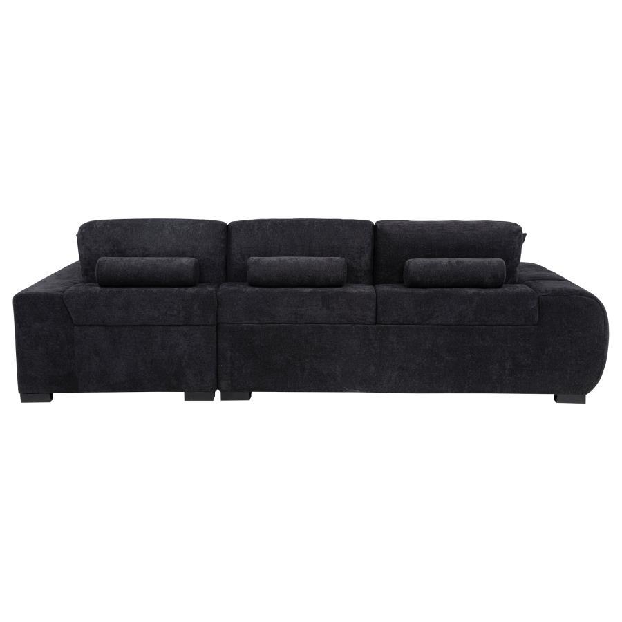 Octavia - Fabric Upholstered Sectional Chaise Sofa