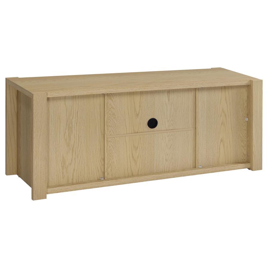 Laurelton - 60" 2-Door TV Stand Media Console - Light Oak