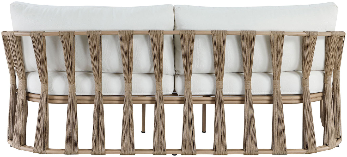 San Pietro - Resilient Waterproof Fabric 90.5" Upholstered Outdoor Patio Sofa