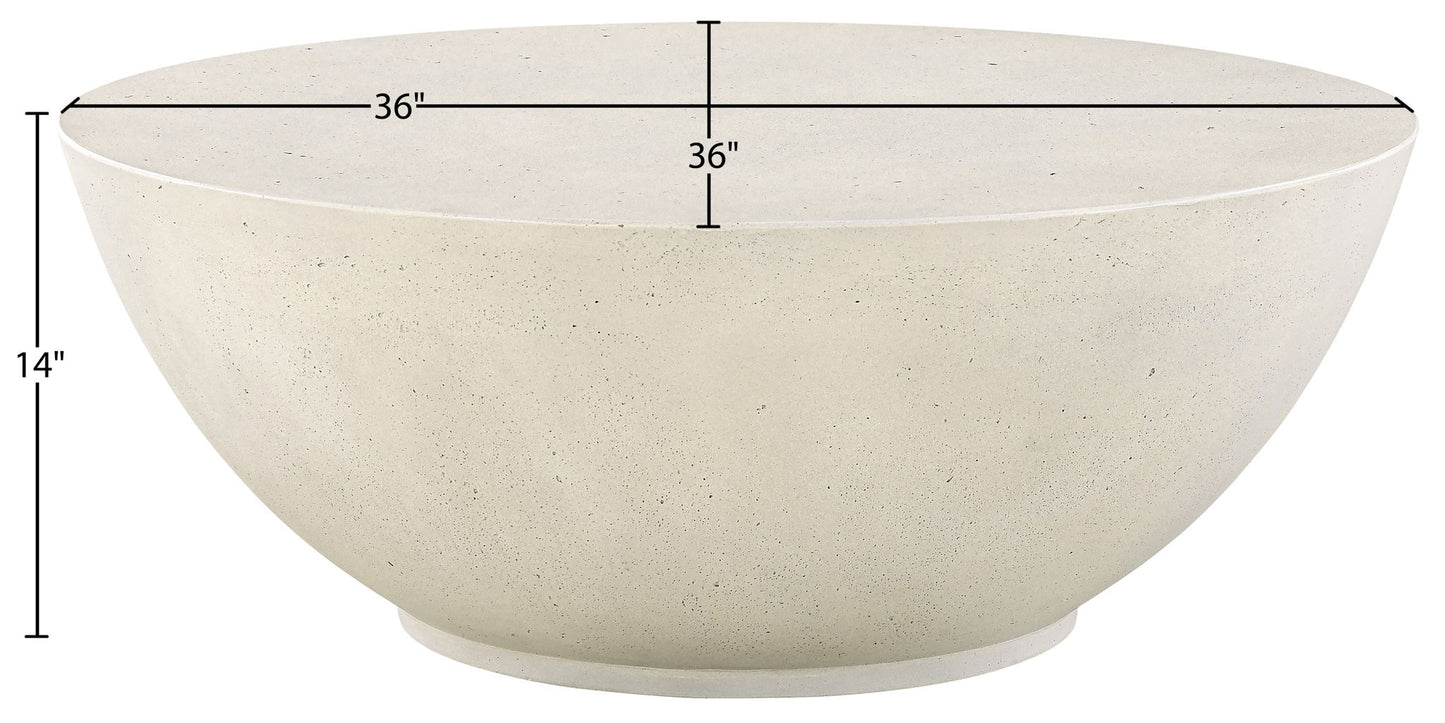 Reggio - Concrete Indoor / Outdoor Coffee Table - Cream