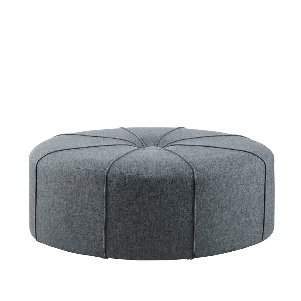 Ferris - Oval Ottoman - Blue