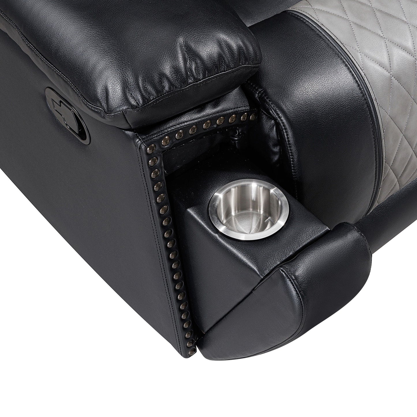 Nikko - Console Loveseat With Dual Recliners