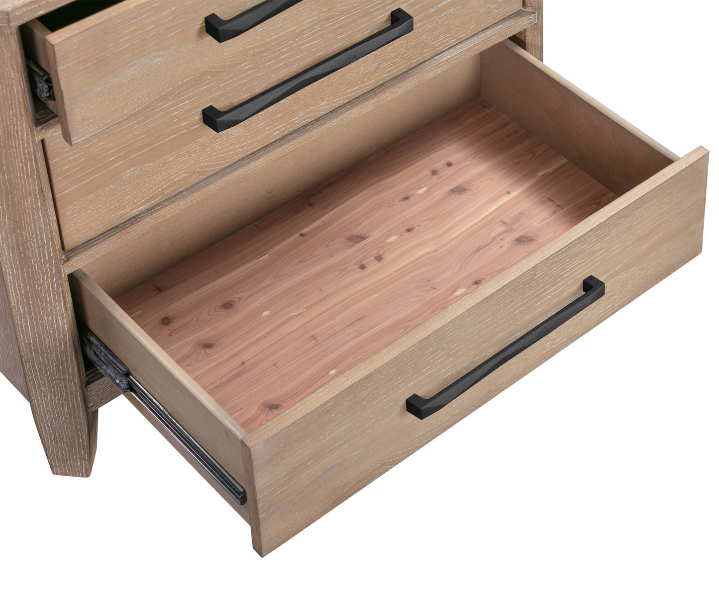 Breckenridge - 3 Drawer Nightstand With USB/C Port - Brown