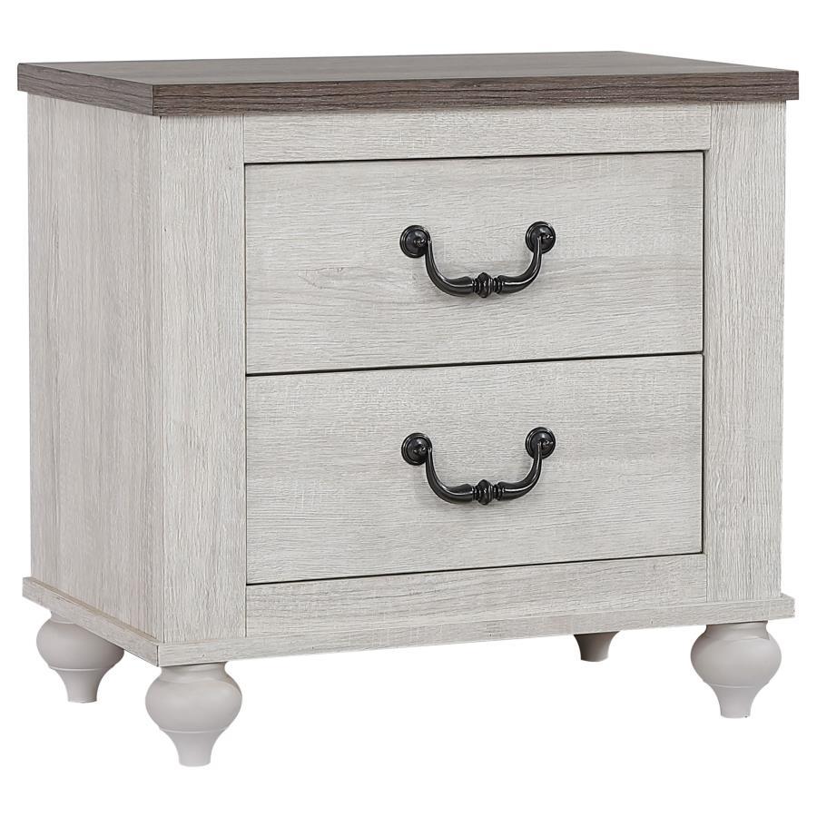 Stillwood - 2-Drawer Nightstand - Vintage Linen