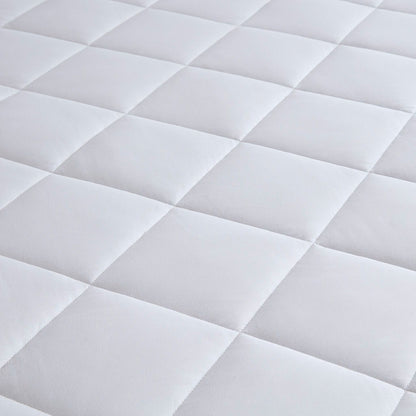 Microfiber Premium - Queen Mattress Pad - White