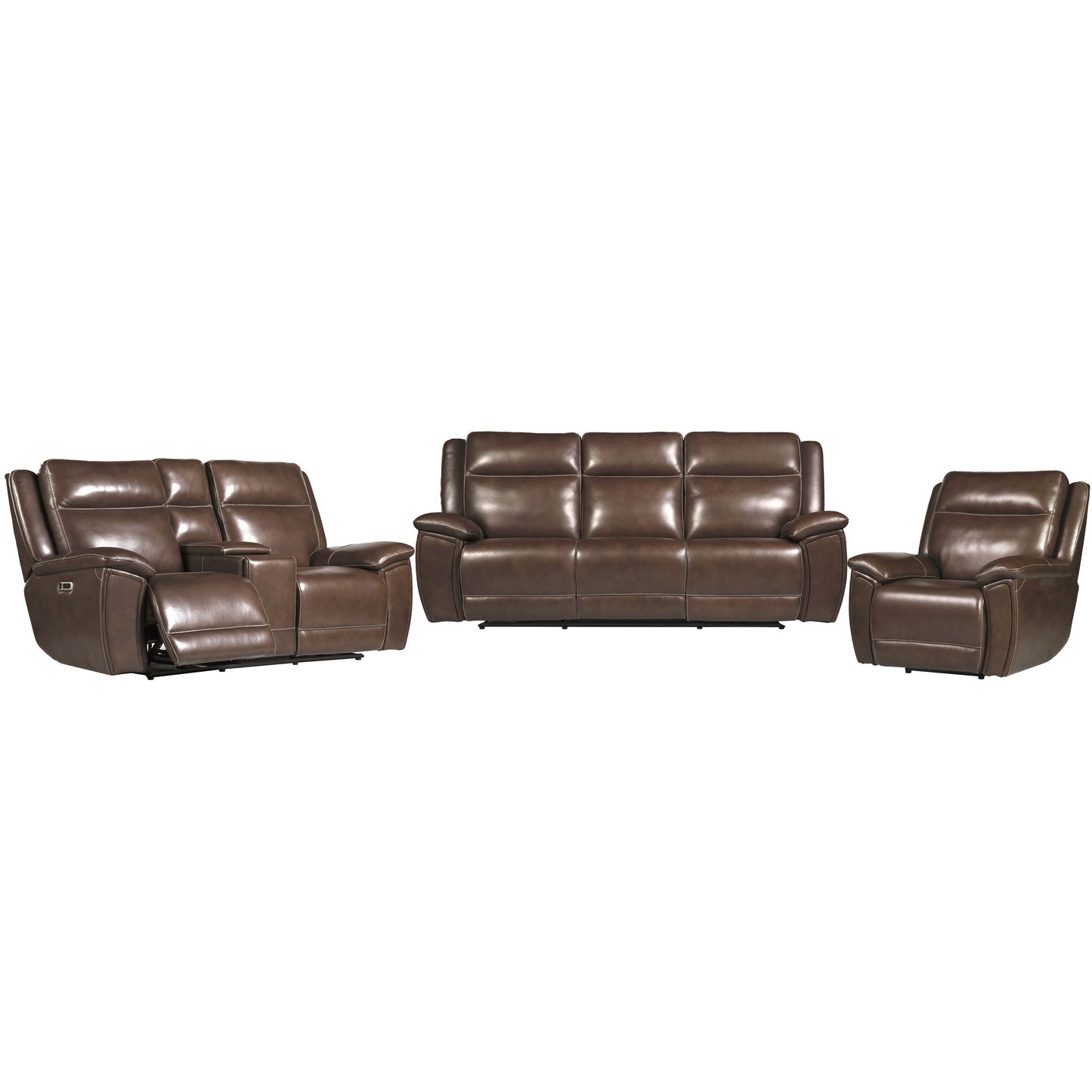 Jameson - Power Reclining Zero Gravity Sofa - Hickory