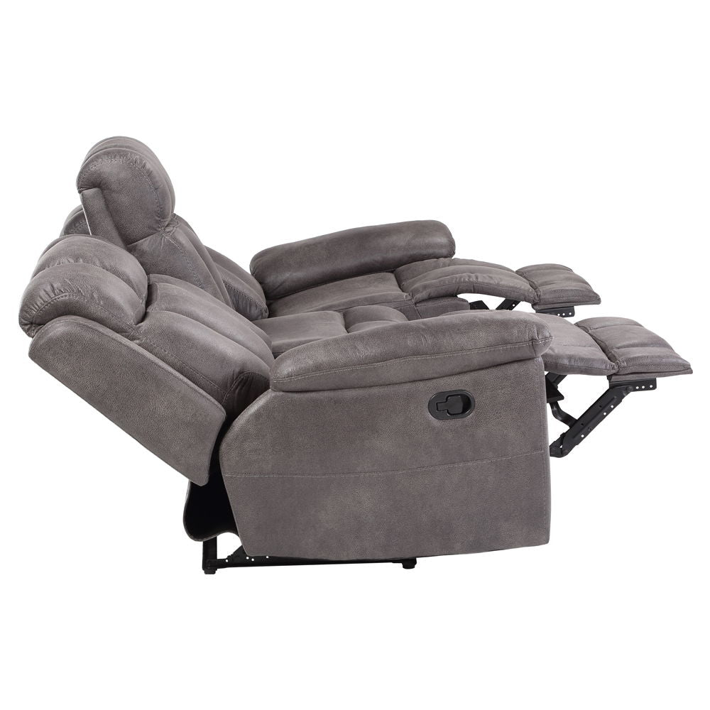 Goliath - Manual Loveseat - Arizona Grey