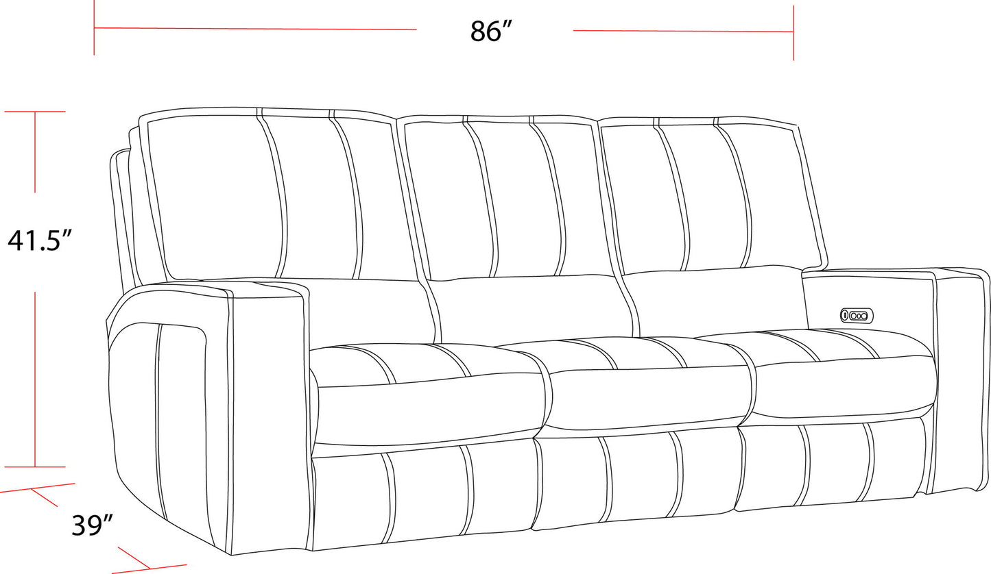 Rockford - Power Reclining Sofa Set