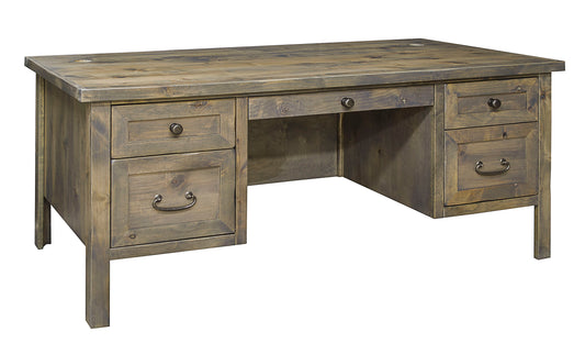 Joshua Creek - Executive Desk - Barnwood