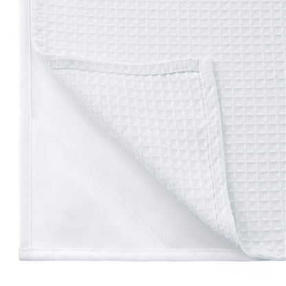 Plain Weave - Luxury Shower Curtain Waffle - White