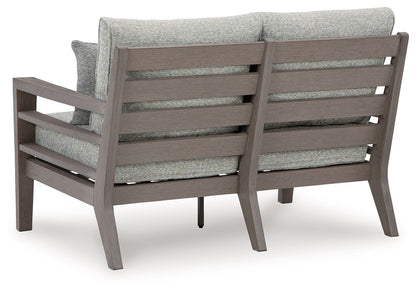 Hillside Barn - Gray / Brown - Loveseat W/Cushion