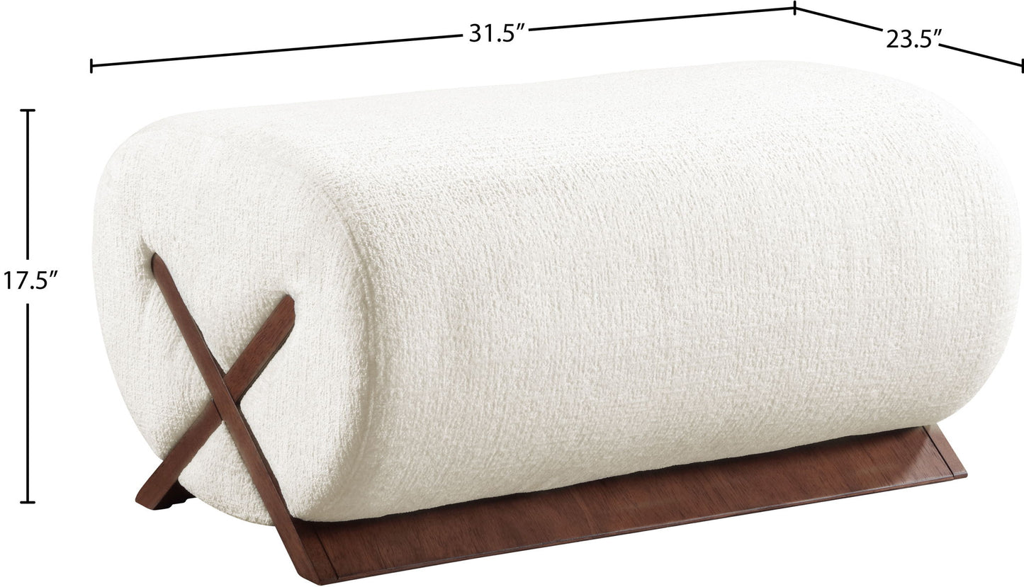 Akira - Fabric Upholstered Ottoman