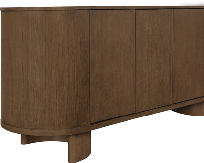 Caldra - Oak Veneer And Solid Wood Sideboard / Buffet