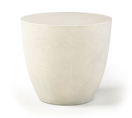 Reggio - Concrete Indoor / Outdoor End Table - Cream