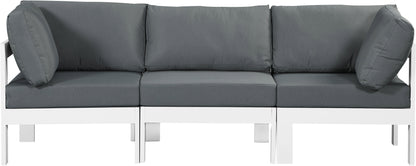 Nizuc - Outdoor Patio Modular Sofa - Grey - Modern & Contemporary