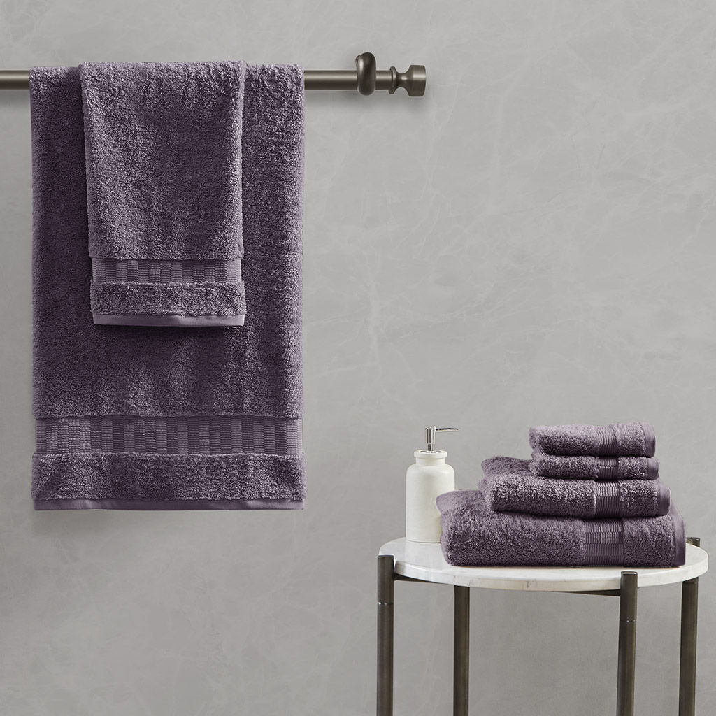 Luxor - 6 Piece Towel Set - Purple