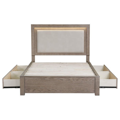 Kenora - LED Storage Bed