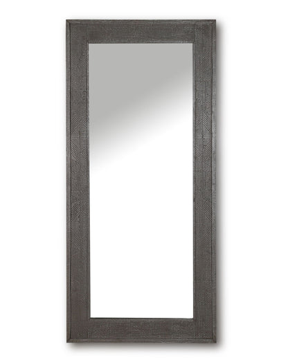 Crossings Serengeti - Floor Mirror - Sandblasted Fossil Grey