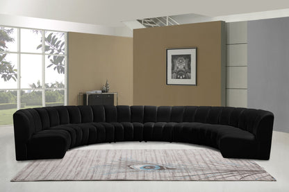 Infinity - 8 Piece Velvet Modular Sectional