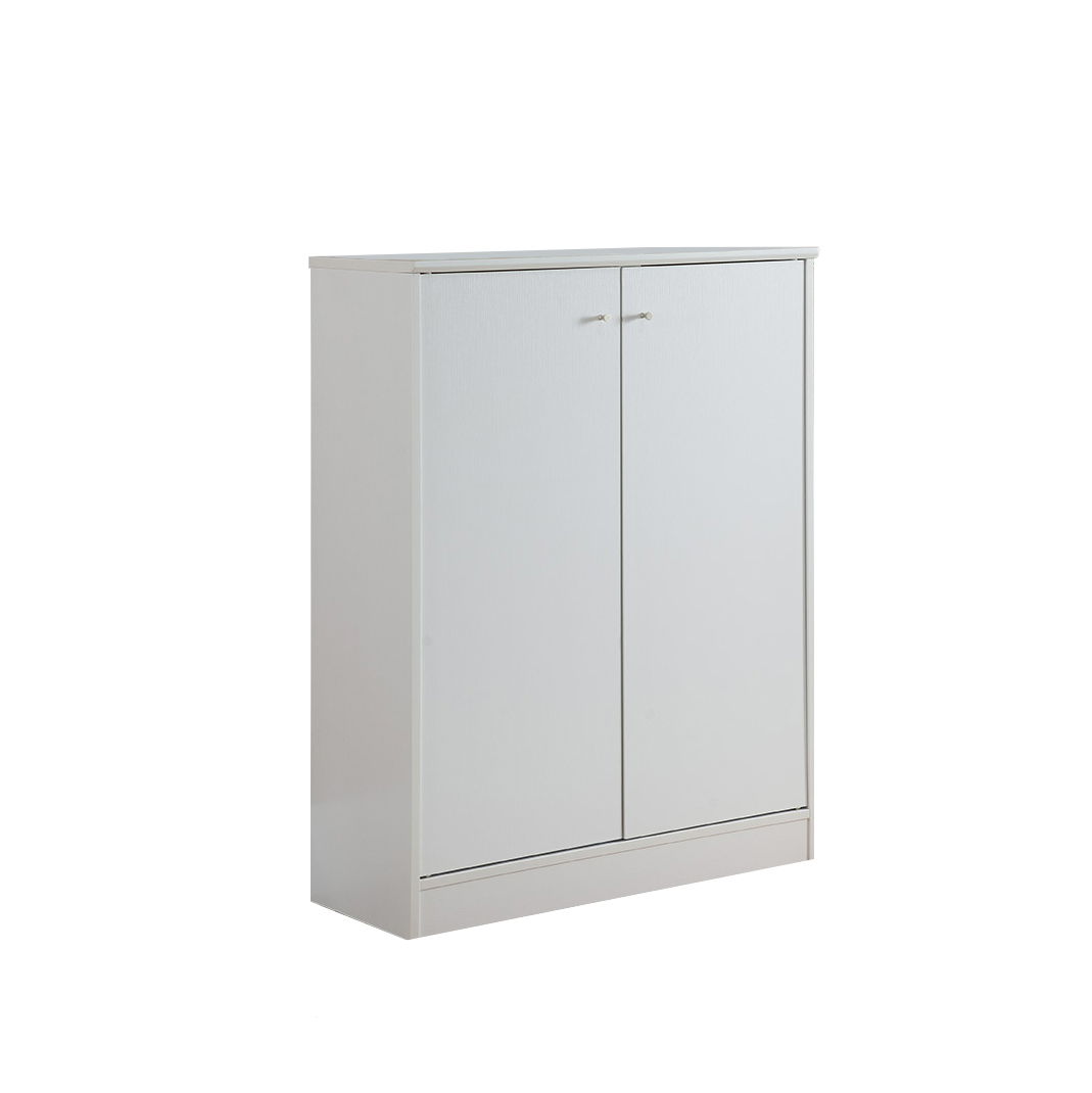 Shoe/Storage Cabinet With Two Doors Five Shelves