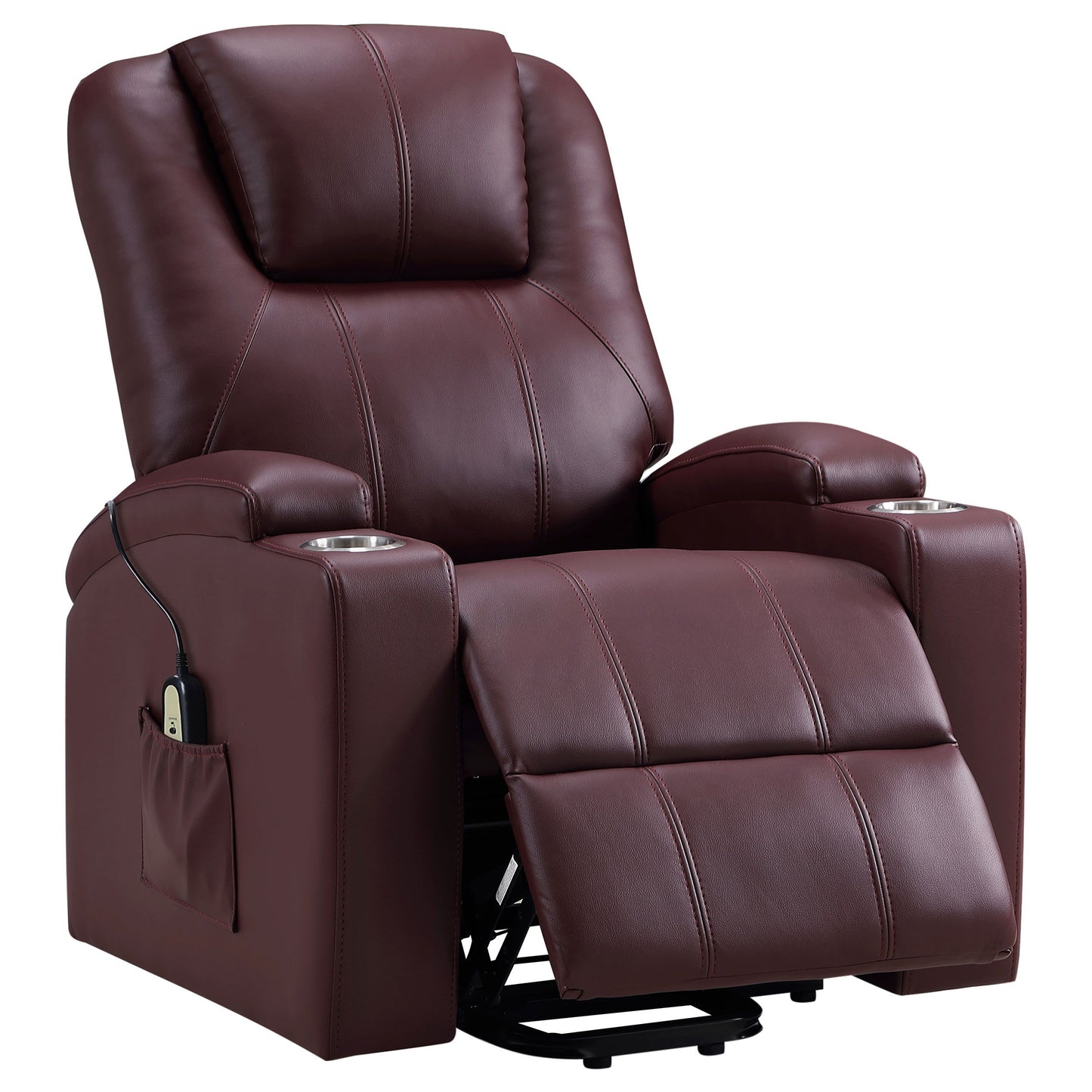 Armstrong - Upholstered Power Lift Massage Recliner