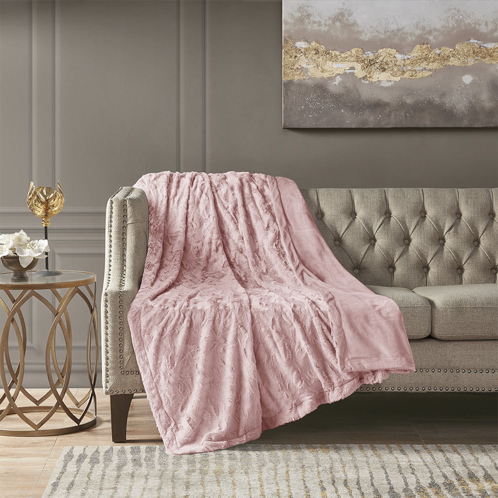 Zuri - Oversized Throw - Blush