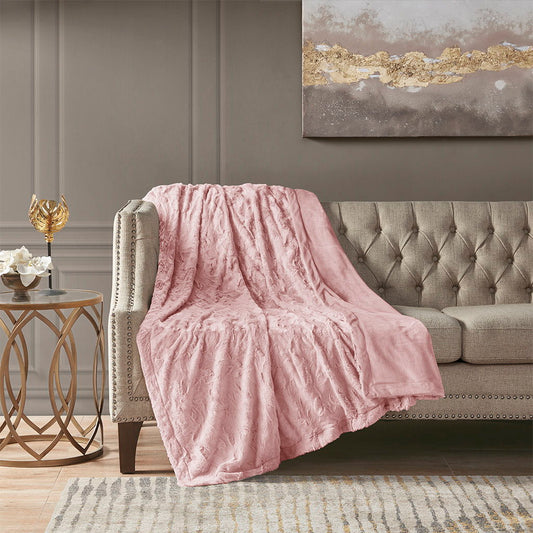 Zuri - Oversized Throw - Blush