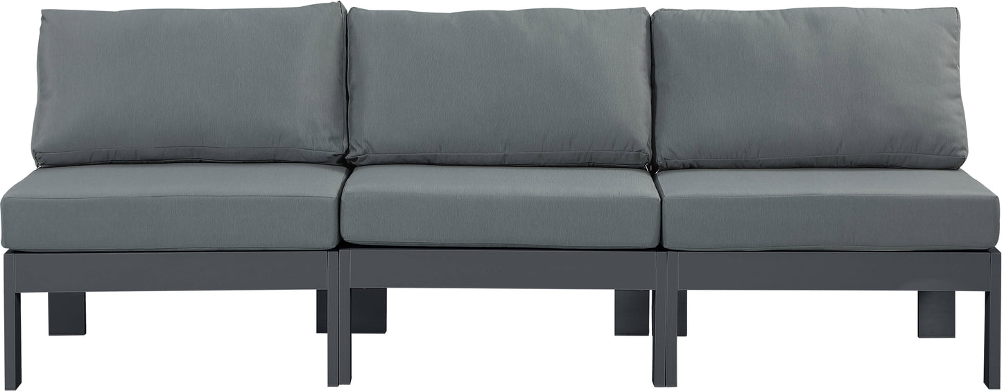 Nizuc - Outdoor Patio Modular Sofa - Grey