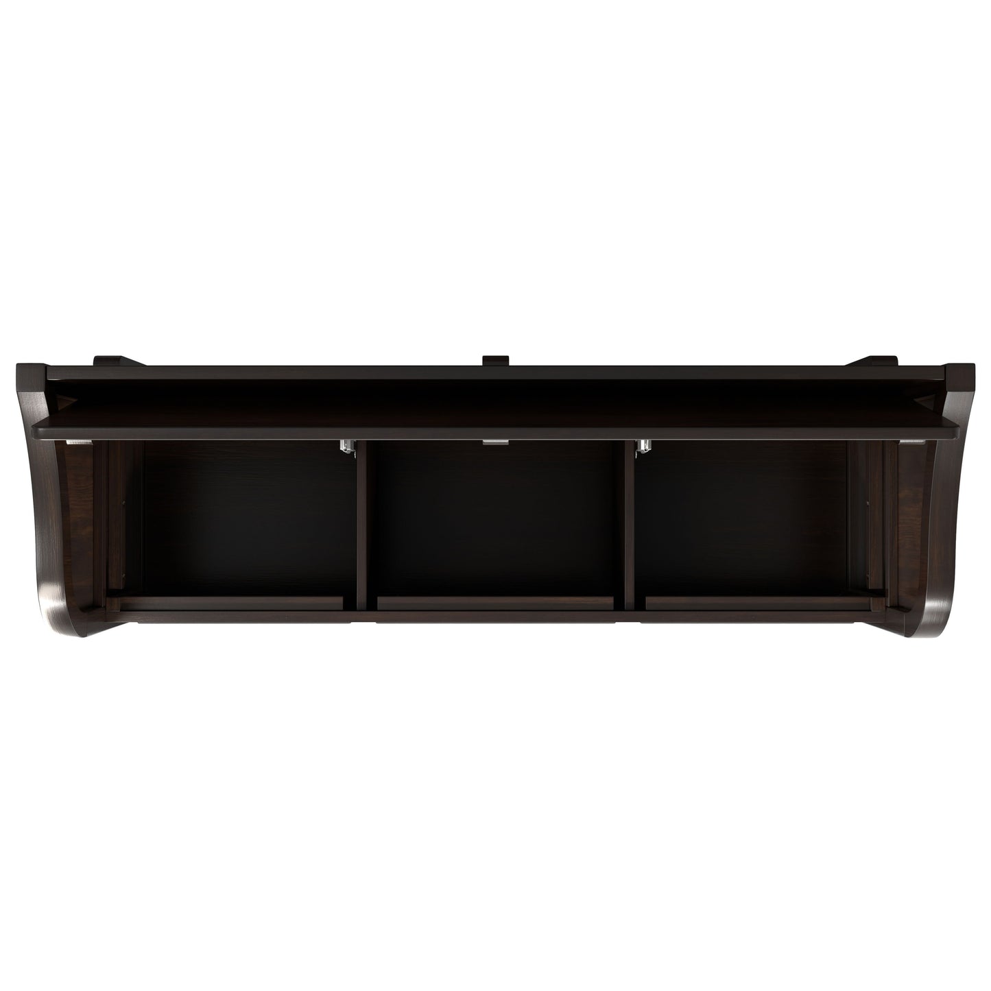 Connaught - Wide Entryway Storage Bench - Chestnut Brown