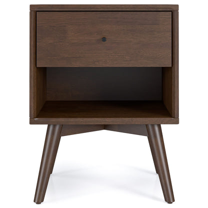 Caroline - Mid-Century Modern Style Night Stand - Brown