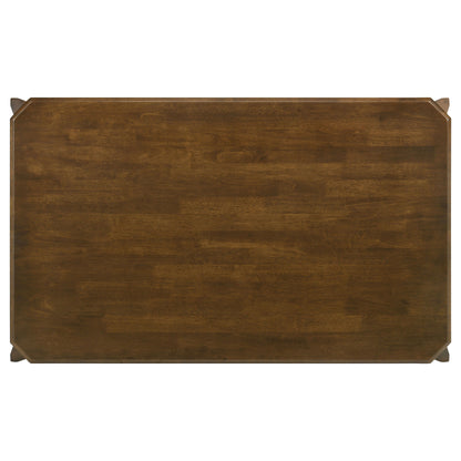 Almonte - Rectangular Wood Dining Table - Dark Brown