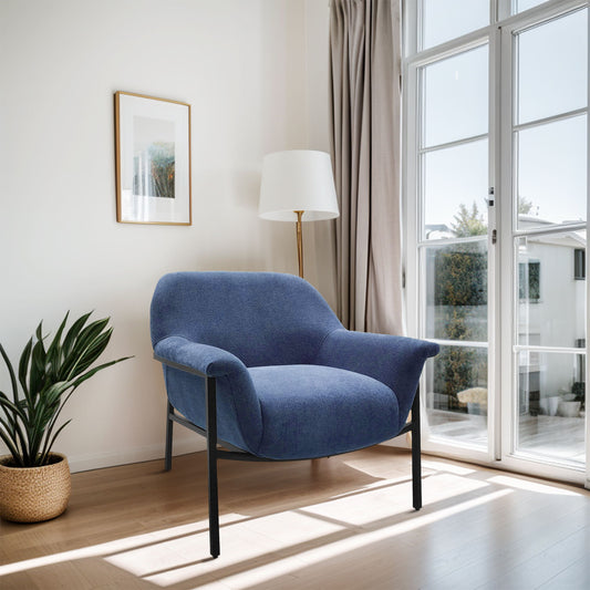 Sabrina - Accent Chair - Navy Blue