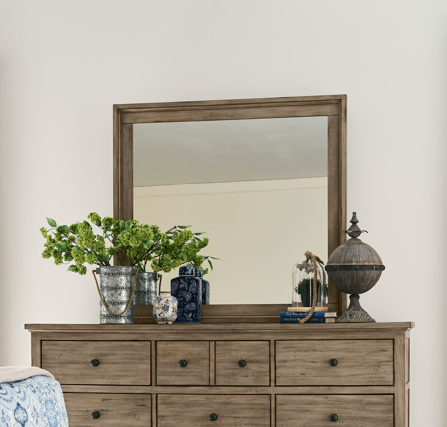 Bridgevine Home - Hideaway - Mirror - Orchard Grey Finish