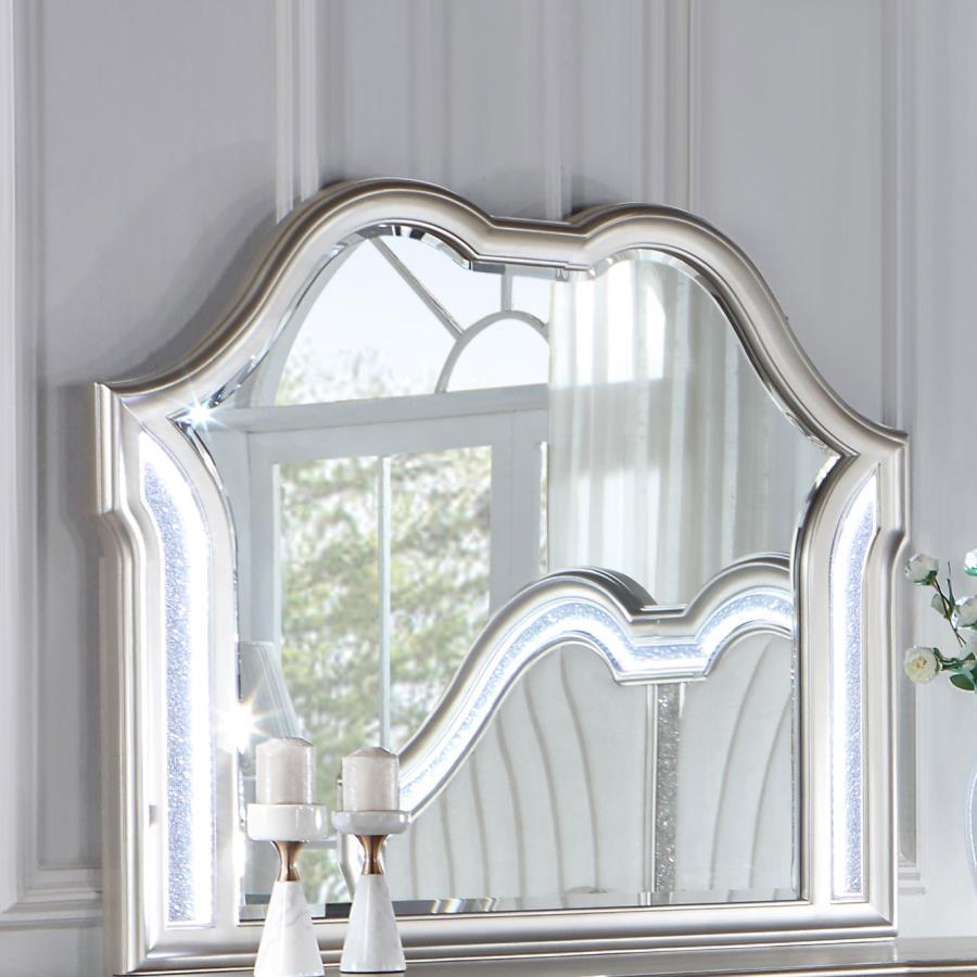 Evangeline - Dresser Mirror - Silver Oak